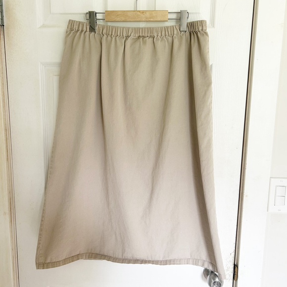 90’s Tradition Country Collection Cotton Skirt Size 16 Floral Stretch Trad-Wife - Picture 6 of 10